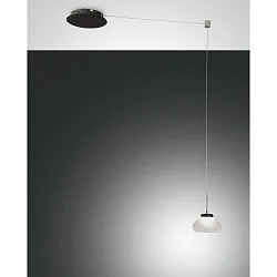 Luminaire à suspension ARABELLA court IP20, noir, blanche gradable
