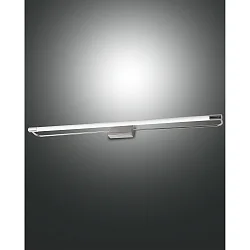 Luminaire de miroir RAPALLO 80CM cylindrique, commutable IP44, laiton satiné 