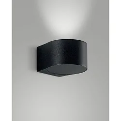 Luminaire mural d’extérieur LAO haut, à 1 flamme IP65, noir 