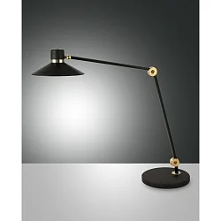 Lampe de bureau PANAREA CCT Switch, réglable, avec variateur tactile IP20, or, noir mat gradable