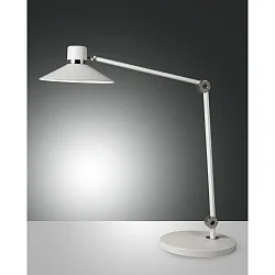 Lampe de bureau PANAREA CCT Switch, réglable, avec variateur tactile IP20, argent, blanc mat gradable