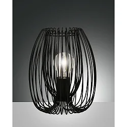Lampe de table CAMP E27 IP20, noir  gradable