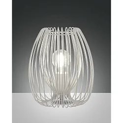 Lampe de table CAMP E27 IP20, blanche gradable