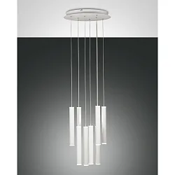 Luminaire à suspension PRADO IP20, satiné, blanche gradable