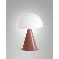 Lampe de table BLIP CCT Switch, avec prise de courant IP20, rouge brique gradable