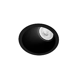 Plafonnier encastré FRESH GU10 IP20, noir mat