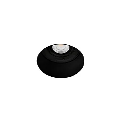 Plafonnier encastré FRESH GU10 IP20, noir mat