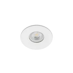 Plafonnier encastré WET GU10 IP44, blanc mat