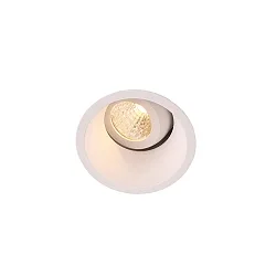 Plafonnier encastré FOX LED IP20, blanc mat