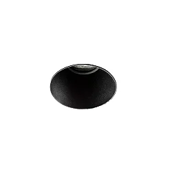 Plafonnier encastré FRESH GU10 IP65, noir mat