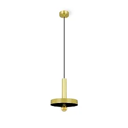 Luminaire à suspension WHIZZ E27 IP20, or, noir 