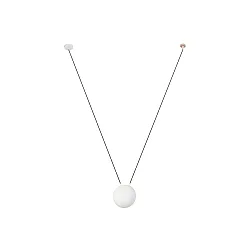 pendant luminaire MINE E27 IP20, white matt 