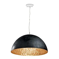 Luminaire à suspension MAGMA E27 IP20, or, noir 