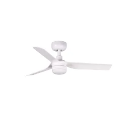 Ventilateur plafonnier MINI PUNT S avec télécommande IP20, blanc mat