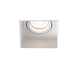 Plafonnier encastré HYDE SQ GU10 IP20, blanc mat 