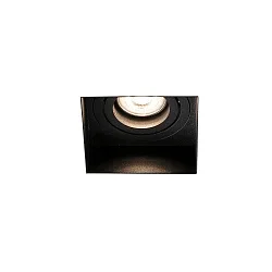 Plafonnier encastré HYDE SQ GU10 IP20, noir mat 