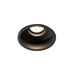 Plafonnier encastré HYDE R GU10 IP20, noir mat 