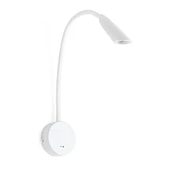 Luminaire mural BOKEN LED IP20, blanc mat 