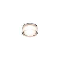 ceiling recessed luminaire EBBA LED IP44, nickel satined 
