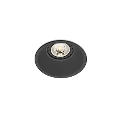 Plafonnier encastré GAS GU10 IP20, noir mat 