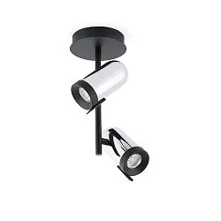 Luminaire de plafond ORLEANS à 2 flammes GU10 IP20, chrome 