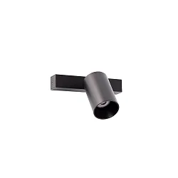 Applique et plafonnier STAN GU10 IP20, noir mat 