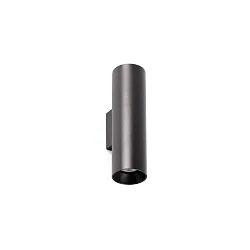 Luminaire mural STAN 2L haut bas GU10 IP20, noir mat 