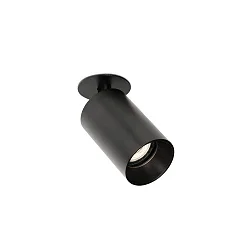 Plafonnier encastré STAN pivotant, rotatif GU10 IP20, noir mat 