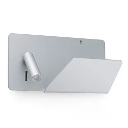 Luminaire mural SUAU LED IP20, gris 