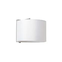 wall luminaire SAHARA E27 IP20, chrome, white 