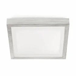 Luminaire de salle de bain TOLA E27 IP44, nickel satiné 