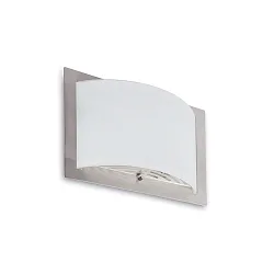 Luminaire mural DIULA à 2 flammes E27 IP20, nickel satiné 
