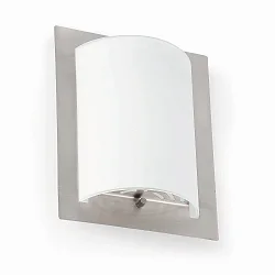 Luminaire mural DIULA E27 IP20, nickel satiné 