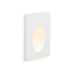 wall recessed luminaire PLAS LED IP20, white matt 
