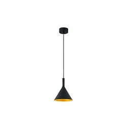 Luminaire à suspension PAM LED IP20, noir 