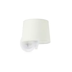 Luminaire mural CONGA E27 IP20, blanc mat 