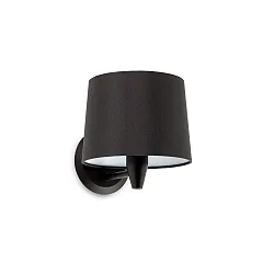 Luminaire mural CONGA E27 IP20, noir mat 
