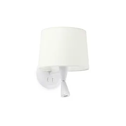 wall luminaire CONGA E27 IP20, white matt 