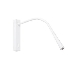 Luminaire mural FLIN LED IP20, blanc mat 
