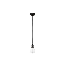 Luminaire à suspension ART à 1 flamme E27 IP20, noir 