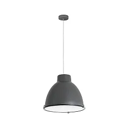 Luminaire à suspension CHARLOTTE E27 IP20, gris foncé 