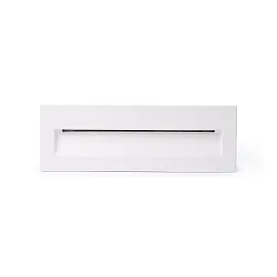 Luminaire d'encastrement mural  NAT Bas, angulaire, commutable IP65, blanc mat 