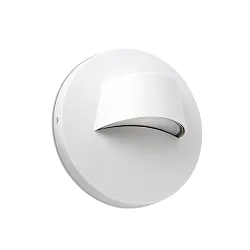 Luminaire mural d’extérieur BROW LED IP44, blanc mat 