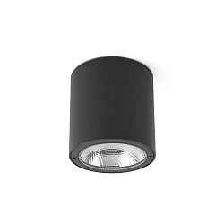 Luminaire de plafond GOZ LED IP65, gris foncé 