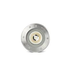 floor recessed luminaire SURIA round, rigid, passable IP67, stainless steel, satined 