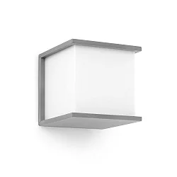 Luminaire mural d’extérieur KUBICK E27 IP44, gris clair 