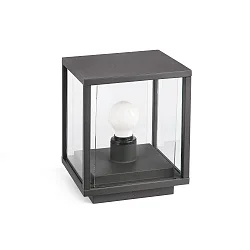 Luminaire d'allées NALA E27 IP54, gris foncé 
