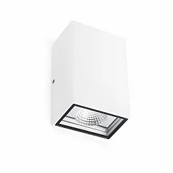 Luminaire mural d’extérieur LING à 2 flammes LED IP54, blanc mat 