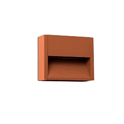Luminaire mural d’extérieur GRADA LED IP54, brun rouille 