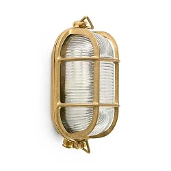 Luminaire mural d’extérieur CABO E27 IP44, laiton 